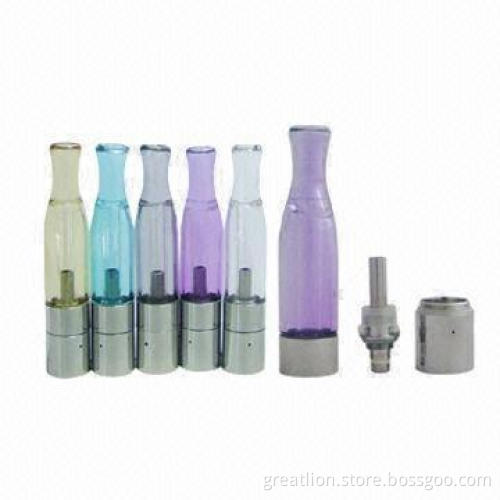Electronic Cigarette Atomizers, Glass Design, Drip Tip and Tube, No Long, Two-but One, Dual-coil